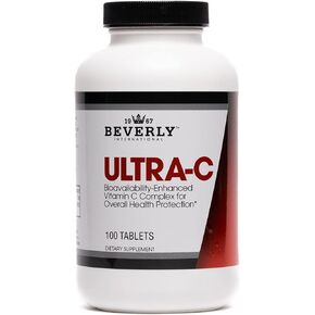 Beverly International Ultra-C, 100 Sustained-Release Vitamin C Tabs. Support Immune Health, Antioxidant Levels and Protect Against Exercise Induced Muscle Damage. Pharmaceutical grade, Boost your C!