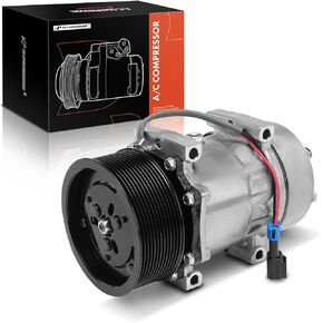 A-Premium A/C Compressor with Clutch Compatible with Peterbilt 388 2008-2010