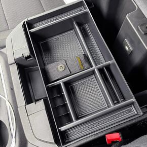 EDBETOS Center Console Organizer Compatible with Chevy Silverado 1500/GMC Sierra 1500 2019-2022 Accessories Silverado/Sierra 2500/3500HD 20-23 Armrest Storage Tray