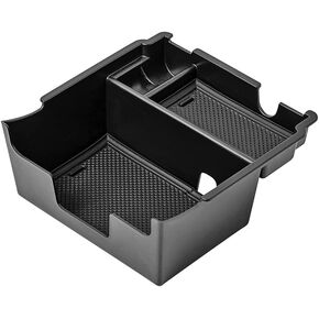 EDBETOS Center Console Organizer Tray Compatible with Subaru Crosstrek 2018-2022 2023 and fits Impreza 2017-2022 2023 Accessories Armrest Secondary Storage Box ABS (Orange Trim)