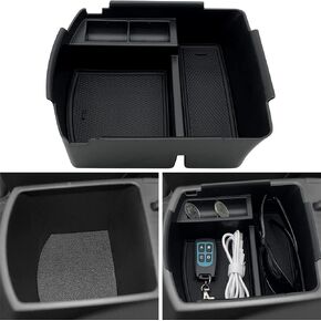 JOJOMARK Compatible with 2020 2021 2022 2023 2024 Seltos Accessories Center Console Tray Organizer Interior Storage