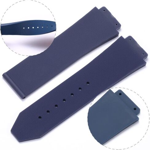 25mm Big Bang Replacement Band Compatible with Hublot Big Bang Watch Strap Sports Waterproof Rubber Watch Accessories in Saudi Arabia