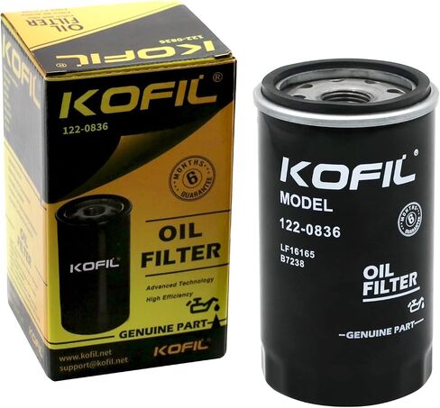 122-0836 Oil Filter, Fits RV QG 5500/7000 Series Generator, Spin-on, Replaces B7238, 84398, PH2875, LF16165, PH10027, LF644, 7398, 57398 (1pc) in Saudi Arabia