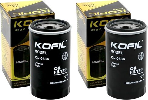 122-0836 Oil Filter, Fits RV QG 5500/7000 Series Generator, Spin-on, Replaces B7238, 84398, PH2875, LF16165, PH10027, LF644, 7398, 57398 (1pc) in Saudi Arabia
