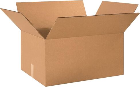 AVIDITI Shipping صناديق حائط مزدوجة كبيرة، 24 بوصة طول × 18 بوصة عرض × 12 بوصة ارتفاع 10 عبوات | صندوق من الورق المقوى المموج المزدوج للتعبئة والنقل والتخزين 24 × 18 × 12 241812 in Saudi Arabia