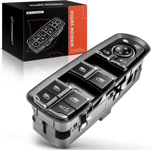 مفتاح نافذة الطاقة الجانبي الأمامي الأيسر من A-Premium متوافق مع Porsche Macan 2015-2018 Panamera 2011-2016 Cayenne 2011-2018، استبدال # 7PP959858AEDML in Saudi Arabia