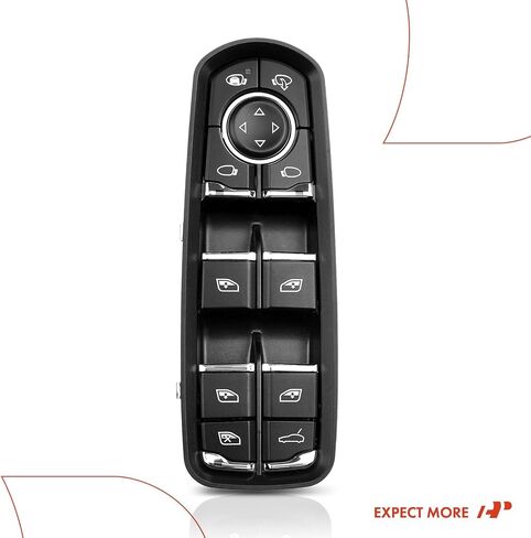 مفتاح نافذة الطاقة الجانبي الأمامي الأيسر من A-Premium متوافق مع Porsche Macan 2015-2018 Panamera 2011-2016 Cayenne 2011-2018، استبدال # 7PP959858AEDML in Saudi Arabia