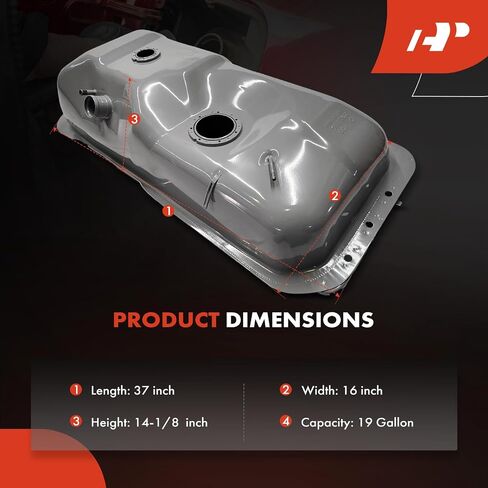 خزان وقود ممتاز مع حلقة قفل وحلقة O متوافقة مع Toyota Pickup 1989-1995، 4WD، استبدال # 7700135973، 77001359A7 in Saudi Arabia