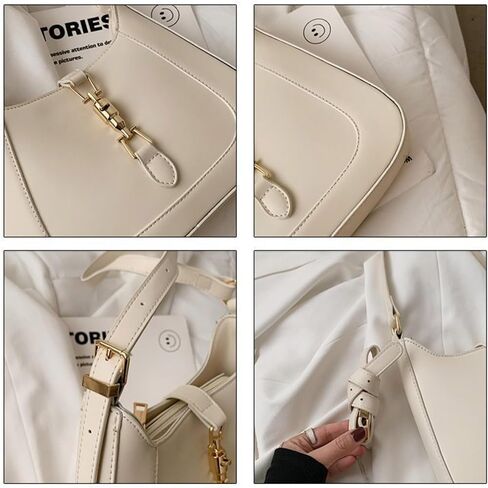 Small Shoulder Bag for Women, Everyday Purse Trendy Hobo bag Crescent Bag Structured Purses Handbags Clutch Underarm Bag in Saudi Arabia