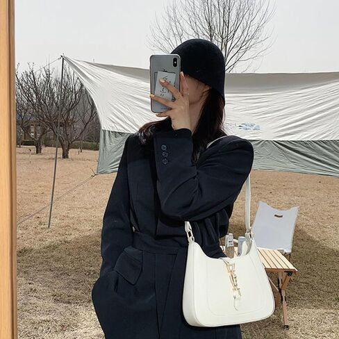 Small Shoulder Bag for Women, Everyday Purse Trendy Hobo bag Crescent Bag Structured Purses Handbags Clutch Underarm Bag in Saudi Arabia