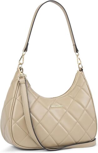 BOSTANTEN Crescent Hobo Bags for Women Quilted Crossbody Shoulder Purses with Long and Short Straps in Saudi Arabia