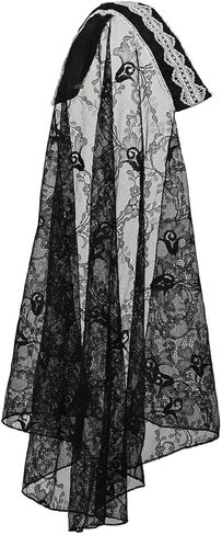 BPURB نون زي تأثيري خوذة الملحقات قبعة راهبة لحفلة الهالوين كرنفال لعب الأدوار in Kuwait