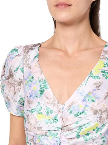 Cinq à Sept Women's Light Washed Floral Walker Dress in Saudi Arabia
