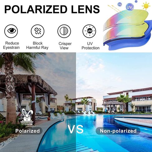 YTSWIM Adult Swimming Goggles, Anti Fog UV Protection Wide View Swim Goggles for Men Women in Saudi Arabia