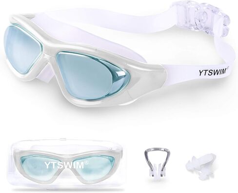 YTSWIM Adult Swimming Goggles, Anti Fog UV Protection Wide View Swim Goggles for Men Women in Saudi Arabia
