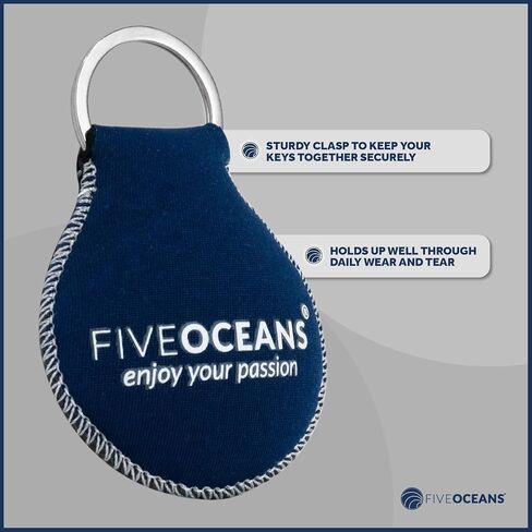 Five Oceans Floating Neoprene Keychain, Multiple Colors in Saudi Arabia