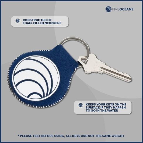 Five Oceans Floating Neoprene Keychain, Multiple Colors in Saudi Arabia