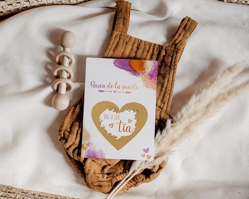 Joli Coon Scratch off card Vas a ser tio - with envelope - Anunciar embarazo tio in Kuwait