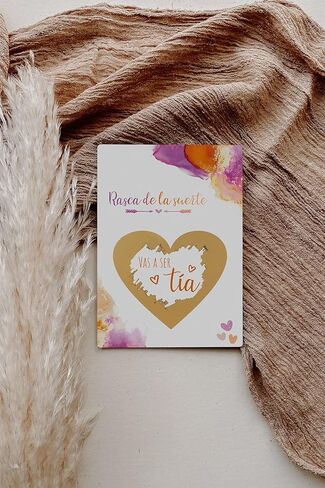 Joli Coon Scratch off card Vas a ser tio - with envelope - Anunciar embarazo tio in Kuwait