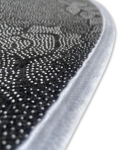 سجادة حروف أبجدية مستديرة مقاس 3.3 أقدام سجادة ABC مقاس 40 بوصة حروف دائرية وفصول دراسية وغرفة الأطفال وقطعة مركزية للعب - سجادة ملونة لطيفة على شكل حروف أبجدية ABC باللون الرمادي in Kuwait