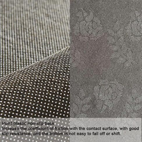 سجادة حروف أبجدية مستديرة مقاس 3.3 أقدام سجادة ABC مقاس 40 بوصة حروف دائرية وفصول دراسية وغرفة الأطفال وقطعة مركزية للعب - سجادة ملونة لطيفة على شكل حروف أبجدية ABC باللون الرمادي in Kuwait