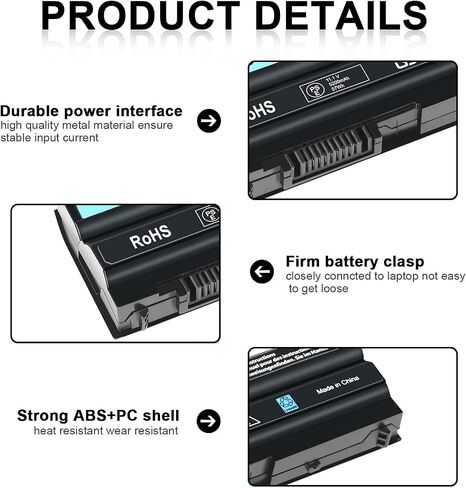 TSKYBEAR New Replacement T54FJ Laptop Battery for Dell Latitude E6420 E6430 E6440 E6540 E5420 E5430 E5520 E5530 E6530; Inspiron 14R 5420 15R 5520 7520 17R 5720 7720 P/N: 8858X 1 M5Y0X T54F3 X57F1 1 in Saudi Arabia