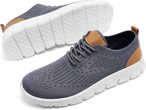 أحذية المشي Alcubieree للرجال كاجوال، أحذية تنس، أحذية رياضية شبكية مريحة وخفيفة الوزن in Kuwait