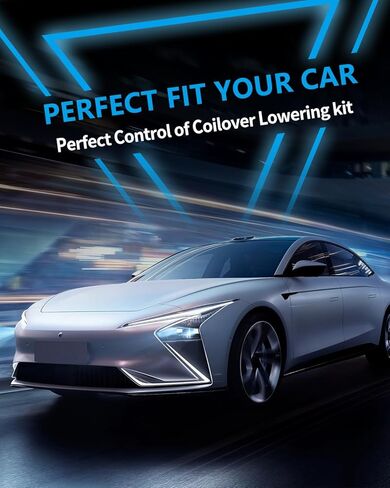 ECCPP Coilover Struts Spring Shocks دعامات تعليق ارتفاع قابلة للتعديل لفائف الصدمات الربيعية مناسبة لـ 2003-2008 لسيارة Toyota Corolla /2003-2008 لسيارة Toyota Matrix (غير مناسبة لطراز AWD أو XRS) - أحمر in Saudi Arabia