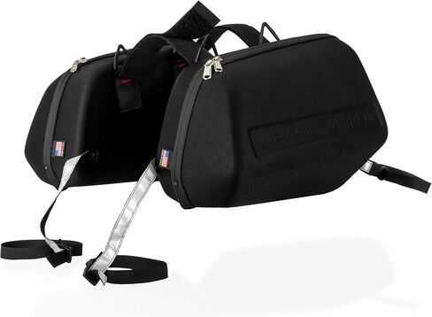 3100 حقيبة سرج سوداء - هيكل حراري خفيف الوزن للغاية - تصميم ديناميكي هوائي - مقاوم للماء والتمزق - شريط عاكس مخيط على أشرطة السرج لمزيد من الأمان in Kuwait