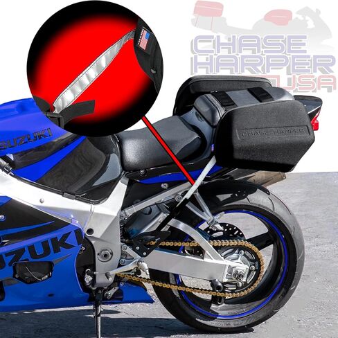 3100 حقيبة سرج سوداء - هيكل حراري خفيف الوزن للغاية - تصميم ديناميكي هوائي - مقاوم للماء والتمزق - شريط عاكس مخيط على أشرطة السرج لمزيد من الأمان in Kuwait