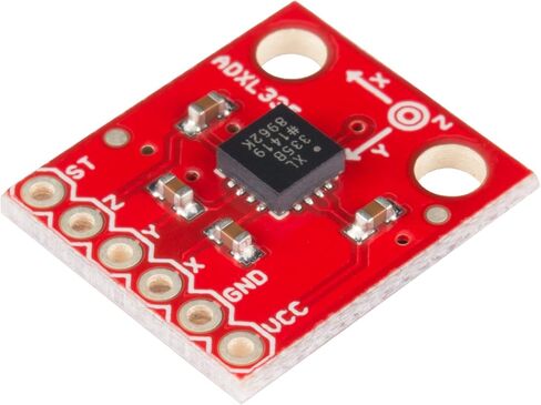 اندلاع مقياس التسارع ثلاثي المحاور من SparkFun - مستشعر تناظري ADXL335 / نطاق استشعار مقياس تسارع MEMS +/-3 جرام الطاقة الموصى بها: 1.8 و3.6 فولت تيار مستمر. in Saudi Arabia
