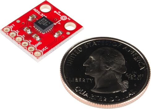 اندلاع مقياس التسارع ثلاثي المحاور من SparkFun - مستشعر تناظري ADXL335 / نطاق استشعار مقياس تسارع MEMS +/-3 جرام الطاقة الموصى بها: 1.8 و3.6 فولت تيار مستمر. in Saudi Arabia
