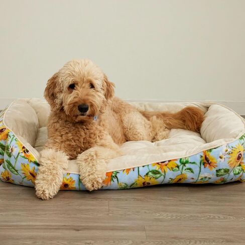 Vera Bradley Women's Fleece Plush Pet Bed, Best in Show, Large - Extra Large in Saudi Arabia