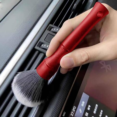 قطعتان من فرشاة تفصيل السيارة، مجموعة فرش تفصيل شعر الخنزير فائقة النعومة، مجموعة فرش تفصيلية للسيارة، أداة فرشاة تنظيف التفاصيل التلقائية للجزء الخارجي الداخلي in Kuwait