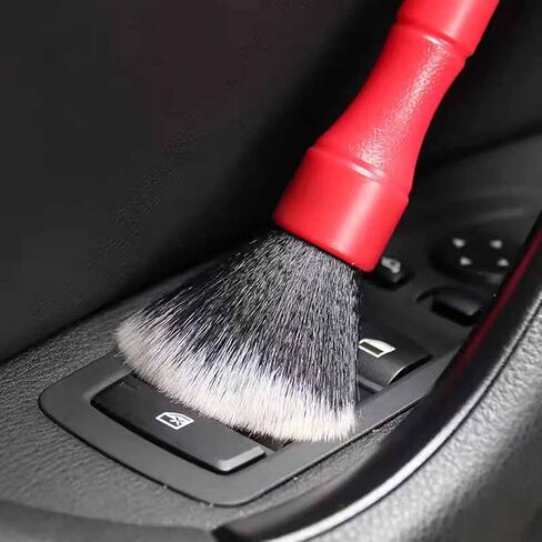 قطعتان من فرشاة تفصيل السيارة، مجموعة فرش تفصيل شعر الخنزير فائقة النعومة، مجموعة فرش تفصيلية للسيارة، أداة فرشاة تنظيف التفاصيل التلقائية للجزء الخارجي الداخلي in Kuwait