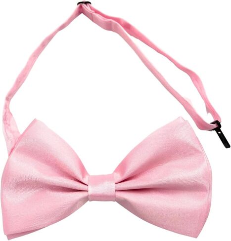 Bow Ties for Men Pre-Tied Adjustable - Classic Men's Bow Tie - Tuxedo Wedding Formal Bowtie Solid Color Bowties in Saudi Arabia