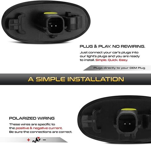 [4 قطع] لـ 2011-2022 Ford F350 F450 Super Duty Pickup Smoked Lens أحمر + كهرماني LED شريط خلفي للحاجز الخلفي مصباح التحديد الجانبي، جانب السائق والراكب in Saudi Arabia
