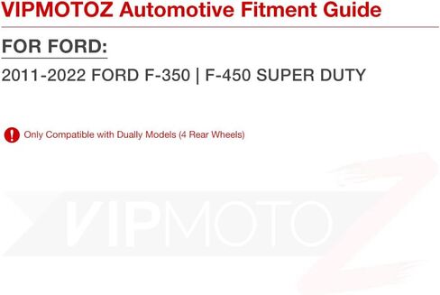 [4 قطع] لـ 2011-2022 Ford F350 F450 Super Duty Pickup Smoked Lens أحمر + كهرماني LED شريط خلفي للحاجز الخلفي مصباح التحديد الجانبي، جانب السائق والراكب in Saudi Arabia