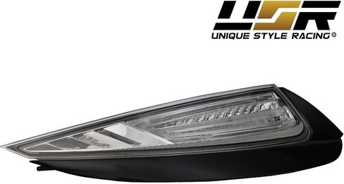 USR 05-11 911 997 Sidemarker Lamp - LED Euro Clear Front Bumper Side Marker Light Assembly Set (Left + Right) Compatible with 2005-2011 Porsche 911 Carrera 997 (Amber LED, Clear Lens) in Saudi Arabia