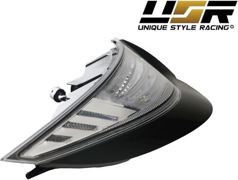 USR 05-11 911 997 Sidemarker Lamp - LED Euro Clear Front Bumper Side Marker Light Assembly Set (Left + Right) Compatible with 2005-2011 Porsche 911 Carrera 997 (Amber LED, Clear Lens) in Saudi Arabia