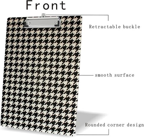 2 Pack Plastic Clipboards,Cute Clip Board for Teacher,Students,Kids,Nurses,Woman,A4 Standard Size(8.7x12.6 in) (Plaid -1) in Saudi Arabia