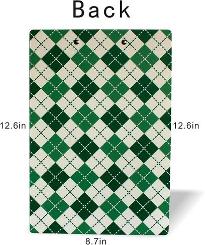 2 Pack Plastic Clipboards,Cute Clip Board for Teacher,Students,Kids,Nurses,Woman,A4 Standard Size(8.7x12.6 in) (Plaid -1) in Saudi Arabia