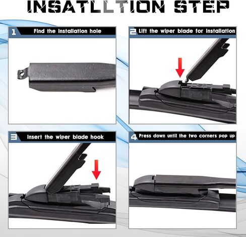 شفرات ممسحة الزجاج الأمامي من MIKODA مقاس 18 بوصة + 28 بوصة متوافقة مع طراز Tesla X 2015 2016 2017 2018 2019 2020 2021 2022، طقم ذراع ممسحة أمامي متكامل قطعتين in Kuwait