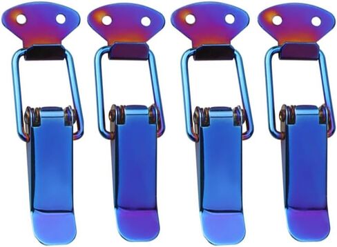 MiOYOOW 4PCS Car Bumper Clips, Stainless Steel Bumper Security Clips Quick Release Vehicle Bumper Fasteners for Car Trunk Fender Bumper in Saudi Arabia
