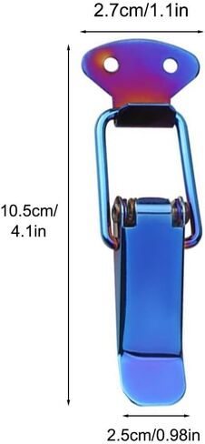 MiOYOOW 4PCS Car Bumper Clips, Stainless Steel Bumper Security Clips Quick Release Vehicle Bumper Fasteners for Car Trunk Fender Bumper in Saudi Arabia