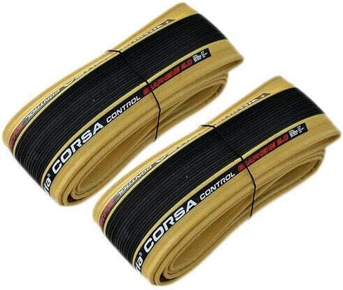 إطار دراجة Vittoria Corsa Control G2.0 700x28C Clincher 320TPI، سكين وول وأسود، إطاران، VT1825 in Saudi Arabia