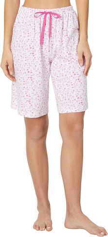 Karen Neuburger Women's Blissful Two-Piece Short Sleeve Bermuda Set in Saudi Arabia
