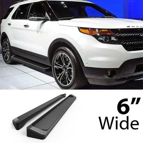 APS Black Running Boards Style Compatible with Ford Explorer 2011-2019 4-Door (Nerf Bars Side Steps Side Bars) in Saudi Arabia