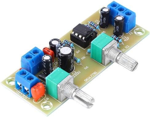 Preamplifier Low-Pass Filter Subwoofer Tone Board Tone Board Volume Control Amplifier Board, DC10-24V in Saudi Arabia