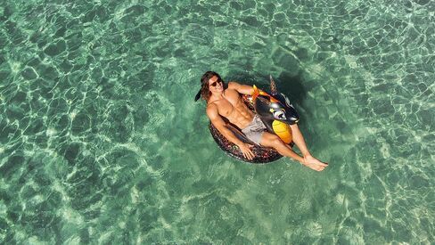 PoolCandy Black Dragon Large Pool Tube with Color Changing Holographic Glitter - Perfect for Pool, Beach or Lake Trips in Kuwait